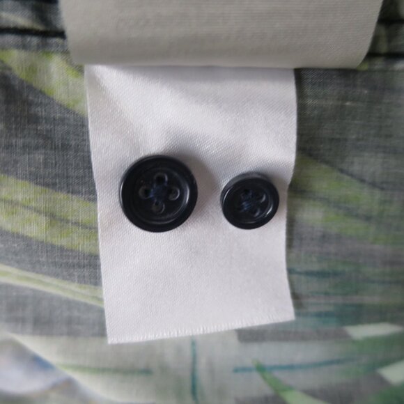 Selected Homme Tropical Short Sleeve Button Down Shirt Size M - Picture 11 of 13